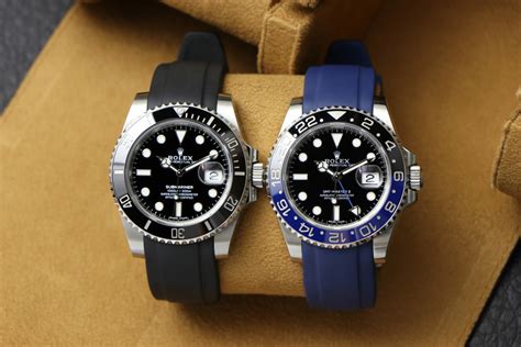 rubber strap on rolex|best rubber strap for Rolex.